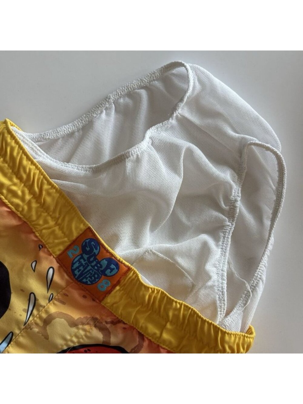 Vintage Disney Mickey Mouse Malibu Surf Swim Trunks Vibrant Summer Graphic Boy - Picture 6 of 11